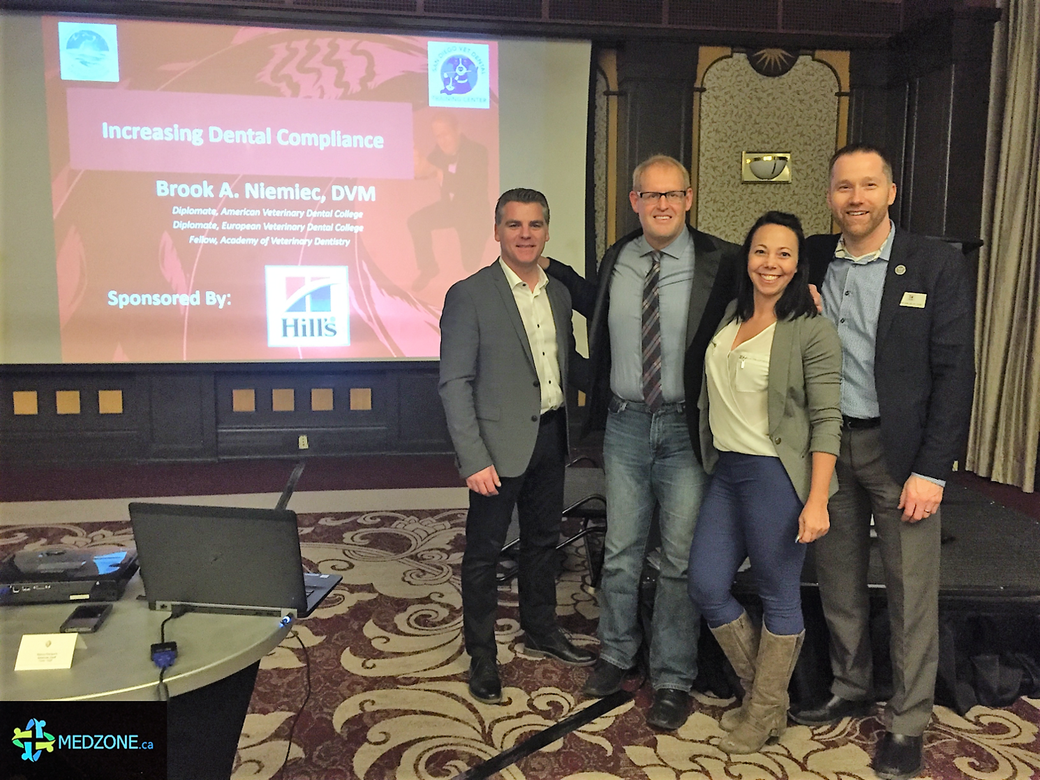Dr. Niemiec with the Hills Pet Nutrition Canada team